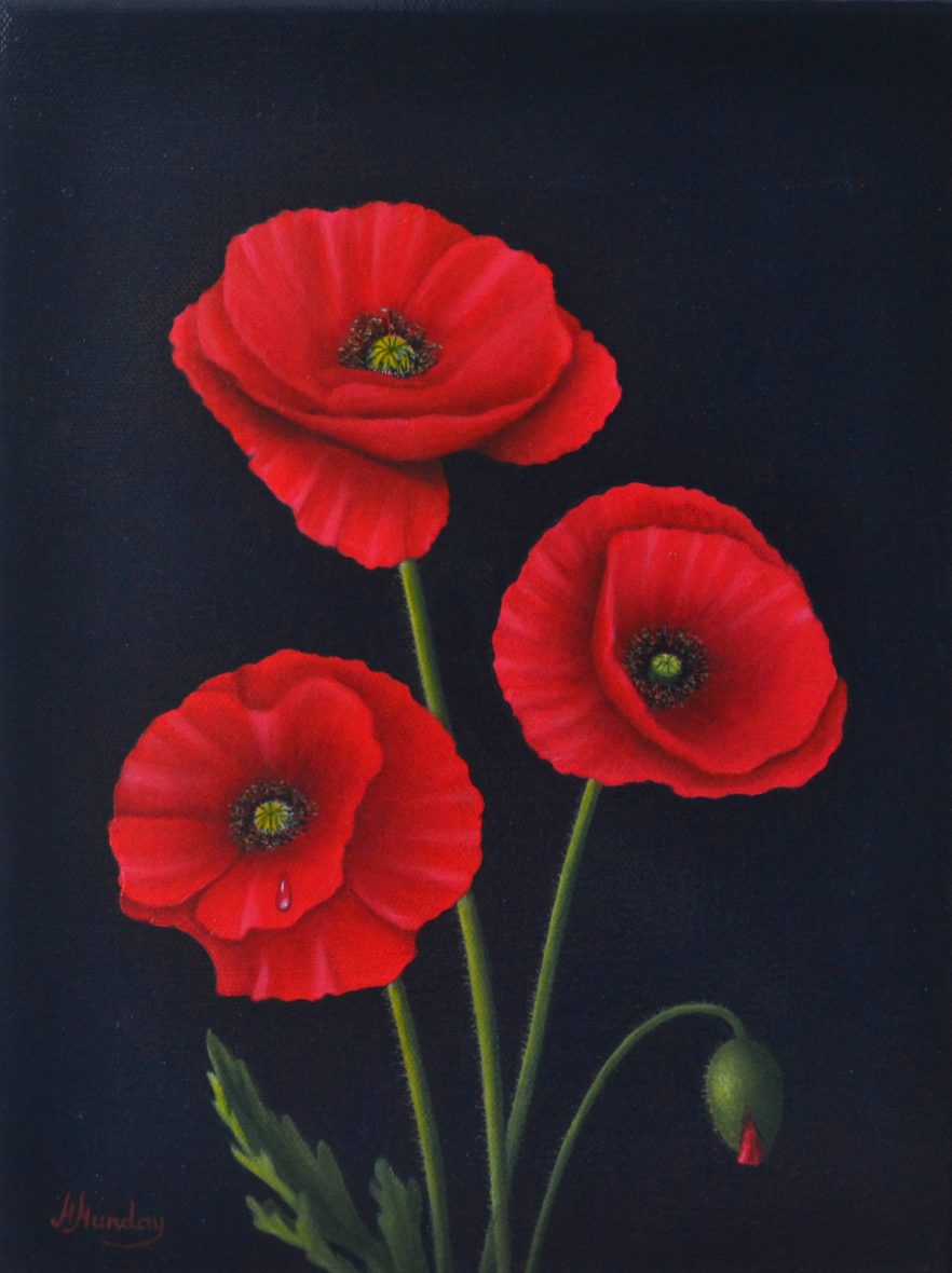 Red Poppies Margo Munday Fine Art Classical and Contemporary