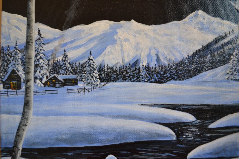 Winter night at the Creek | Margo Munday Fine Art | Classical and ...